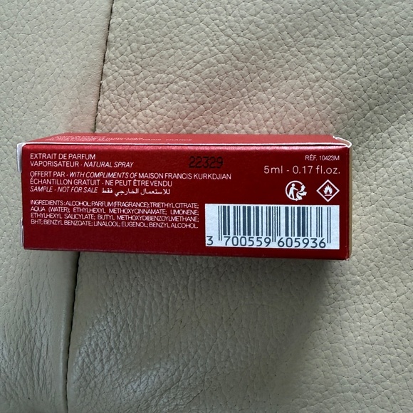 MFK Maison Francis Kurkdjian Baccarat Rouge 540 Extrait de Perfum 5ml/0.17oz - Picture 8 of 8